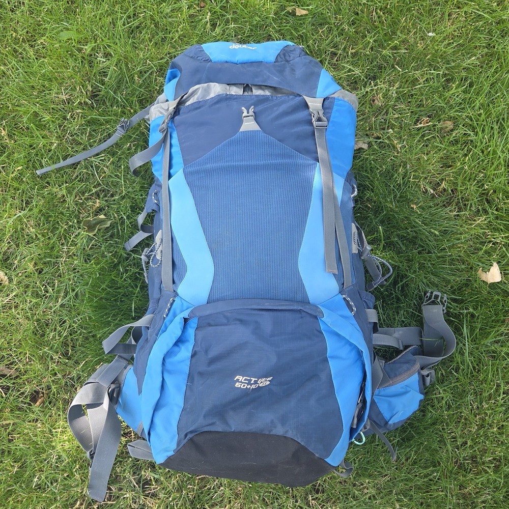 Deuter Act Lite 60 +10 SL Outdoor Hiking Backpack Blue
